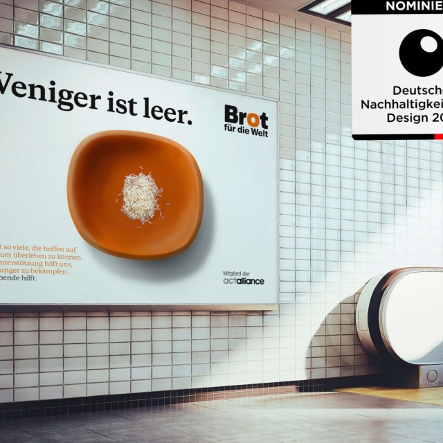 Das bekannteste Plakatmotiv gegen die Not in der Welt.